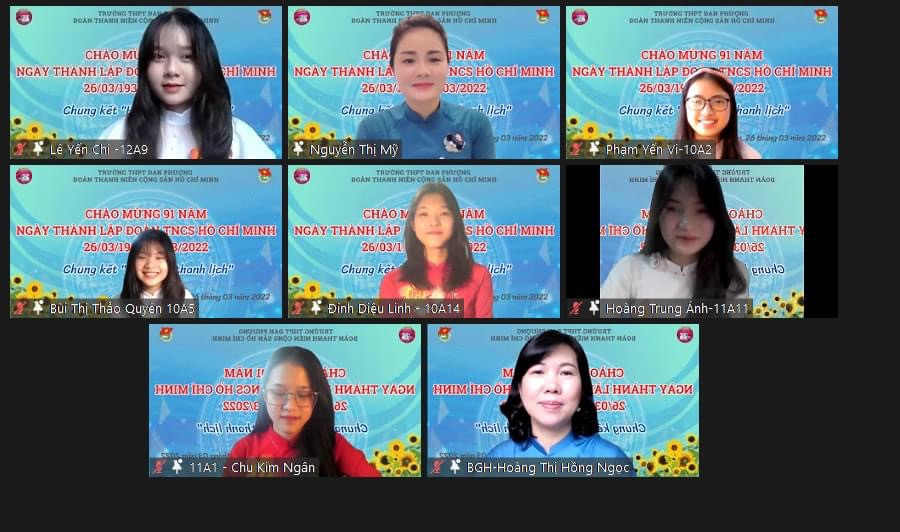 Giữa tâm dịch COVID - 19, Yến Chi tham gia cuộc thi “Học sinh thanh lịch Đan Phượng” và giành giải thưởng “Thí sinh ứng xử hay nhất”.