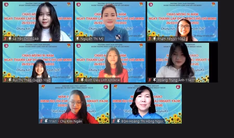 Giữa tâm dịch COVID - 19, Yến Chi tham gia cuộc thi “Học sinh thanh lịch Đan Phượng” và giành giải thưởng “Thí sinh ứng xử hay nhất”.