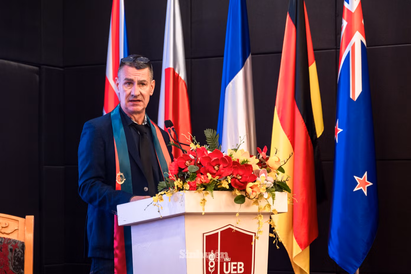Giáo sư Andreas Hauskrecht - Trường Kinh doanh Kelley, Đại học Indiana chia sẻ về "Các yếu tố chính hướng tới phát triển bền vững".