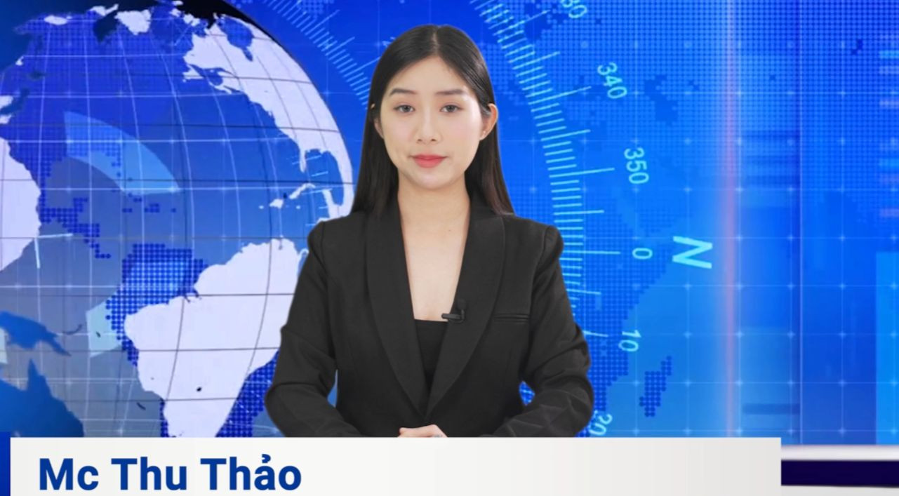 Thu Thảo với vai trò MC tự do. Thu Thảo với vai trò MC tự do.