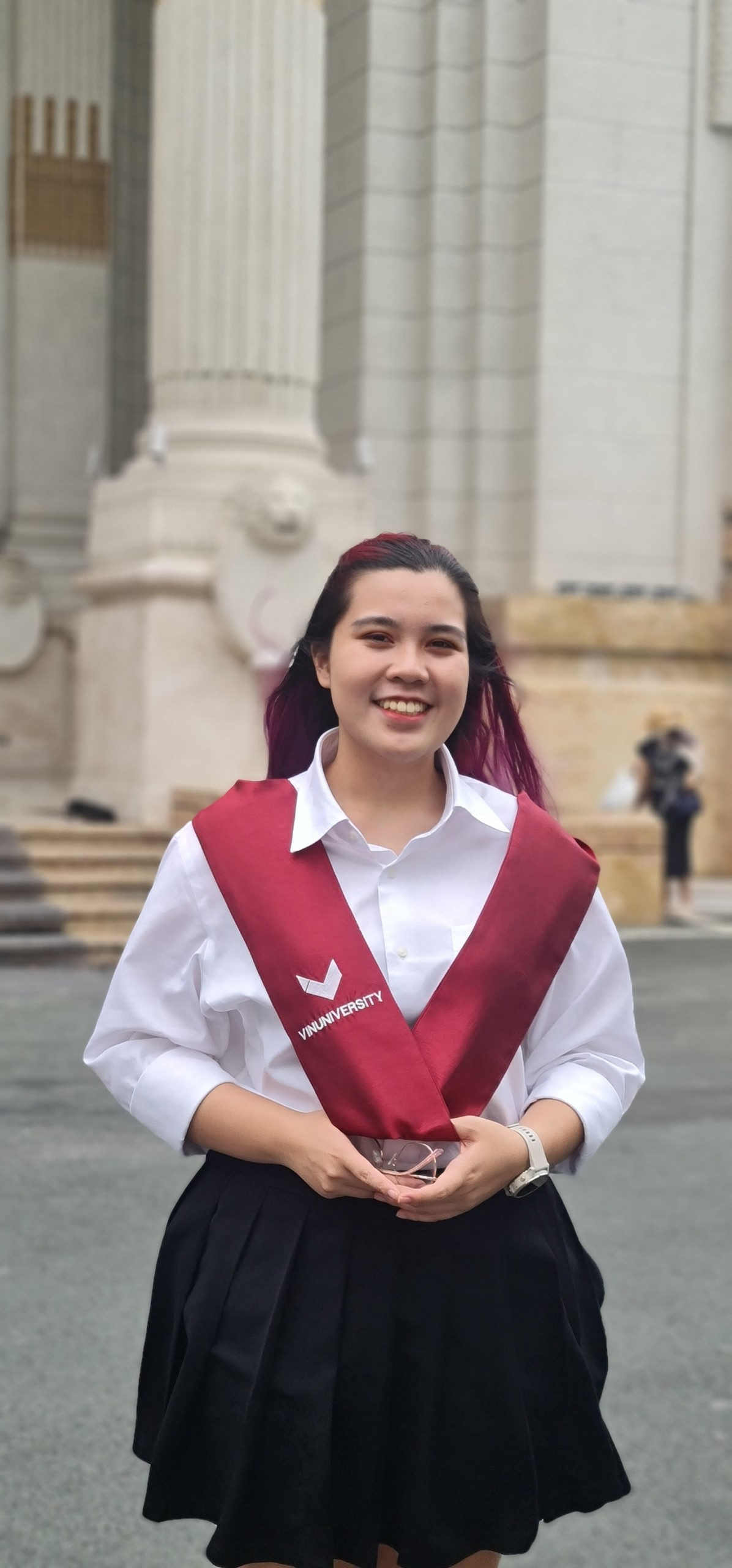 Chử Hà Linh (sinh năm 2003) đang theo học ngành Kỹ thuật điện tại trường Đại học VinUni. Chử Hà Linh (sinh năm 2003) đang theo học ngành Kỹ thuật điện tại trường Đại học VinUni.