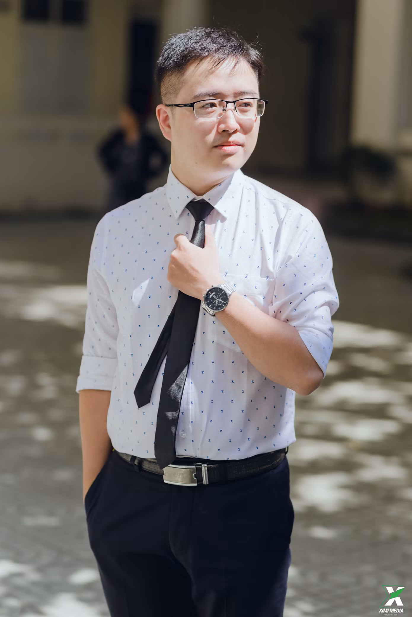 Thầy Vũ Văn Long, giáo viên Ngữ văn tại Trường THPT Chuyên Ngoại ngữ, Trường Đại học Ngoại ngữ, Đại học Quốc gia Hà Nội.
