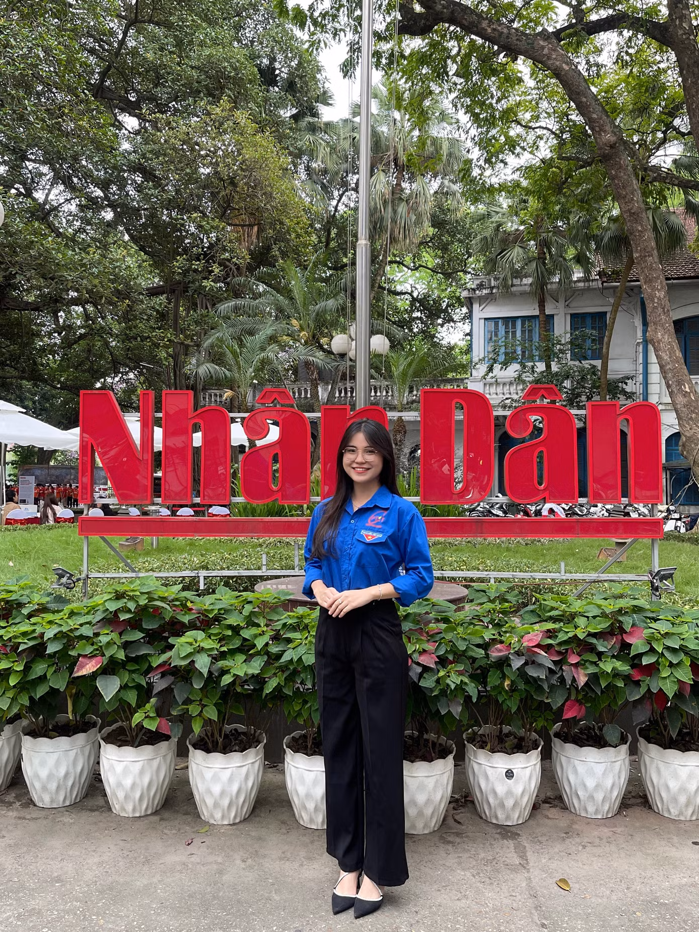 Diễm Quỳnh tham quan, trải nghiệm tại trụ sở Báo Nhân dân. Diễm Quỳnh tham quan, trải nghiệm tại trụ sở Báo Nhân dân.