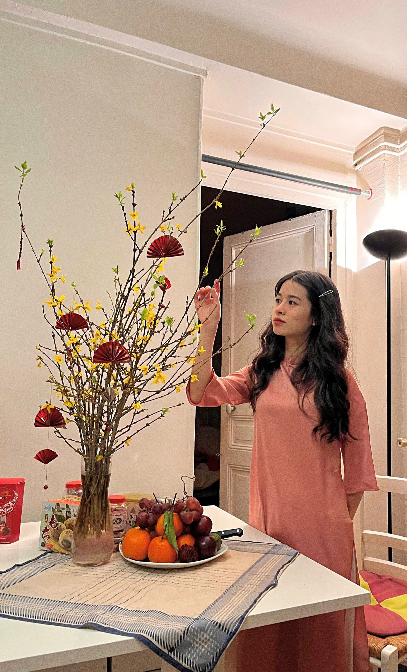 Lần đầu tiên đón Tết xa gia đình.