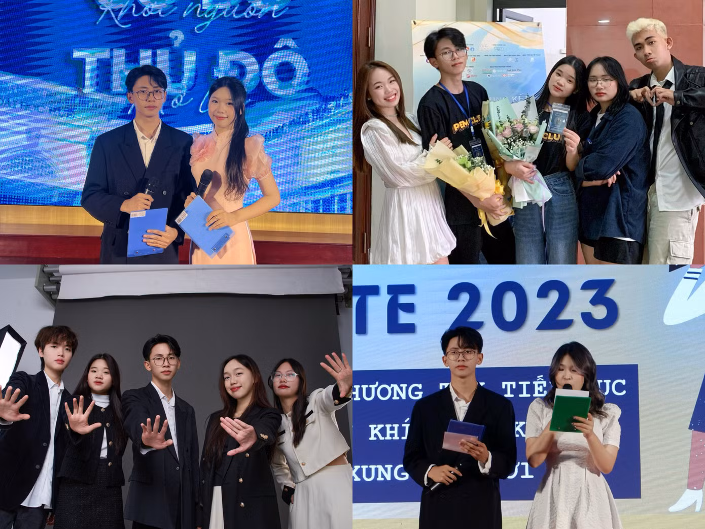 Ngọ Đình Phúc tích cực tham gia các hoạt động ngoại khoá.