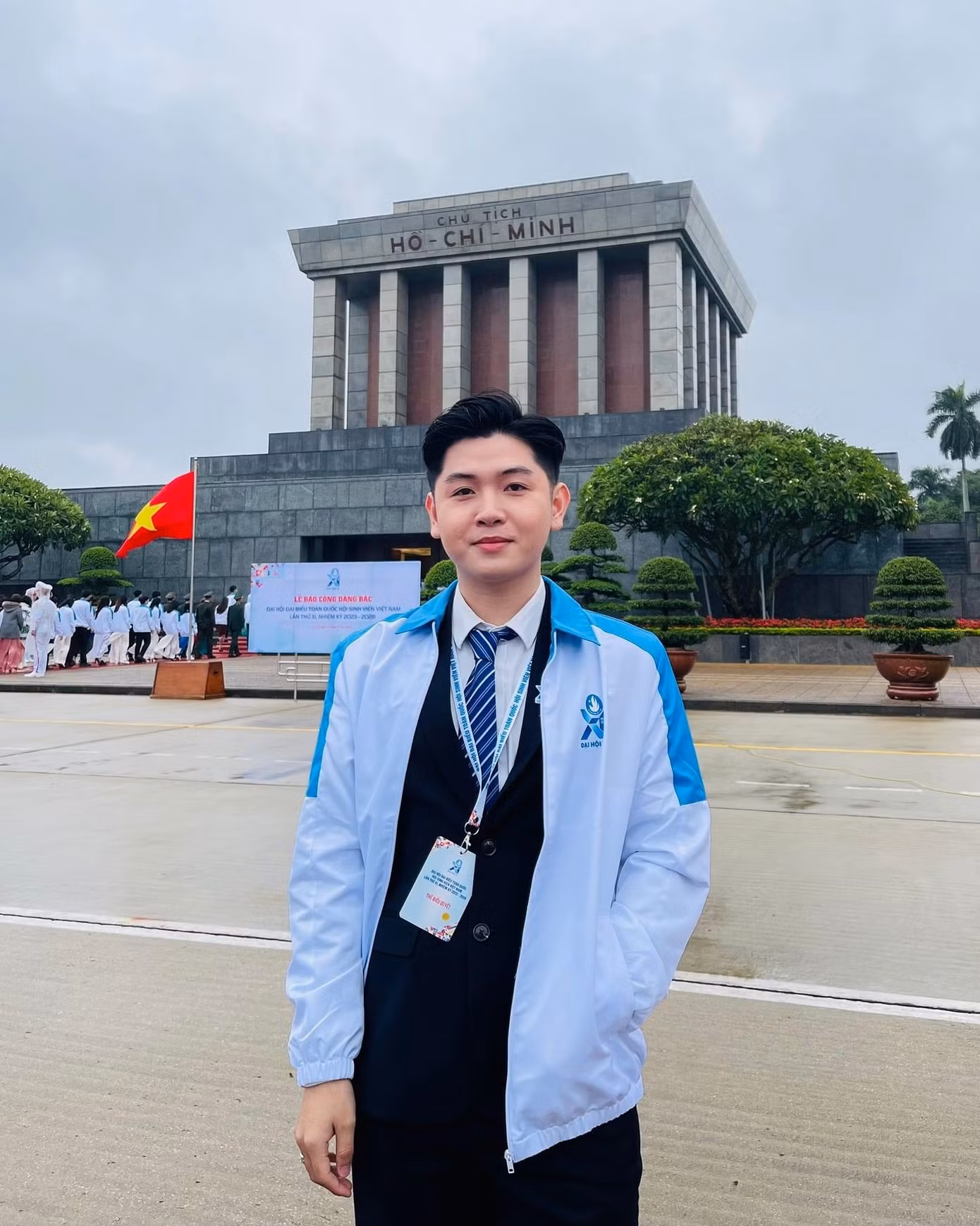Cao Tuấn Kiệt đảm nhiệm vai trò Chủ tịch Hội Sinh viên Trường Đại học Tài chính Marketing.