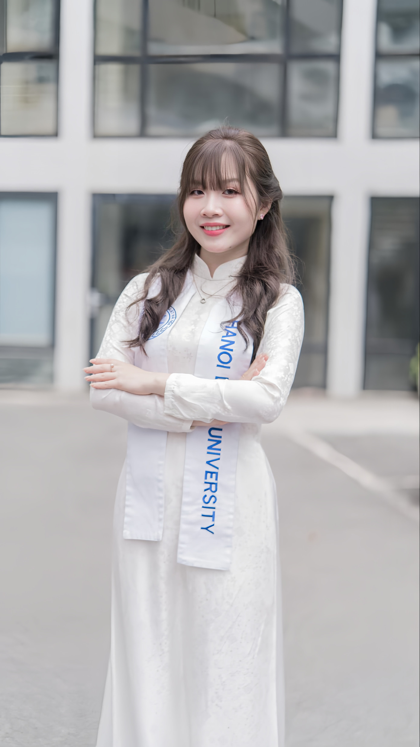 Phương Mai đang là sinh viên năm 4, Trường Đại học Luật Hà Nội.