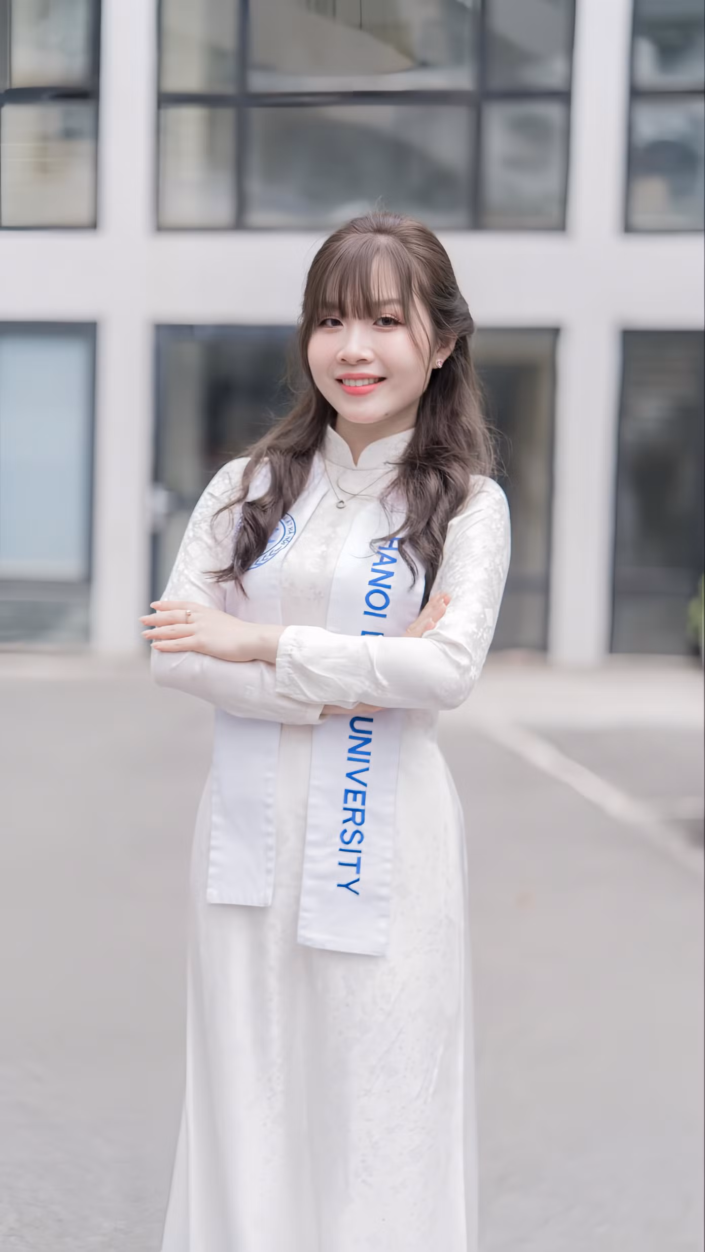 Phương Mai đang là sinh viên năm 4, Trường Đại học Luật Hà Nội.