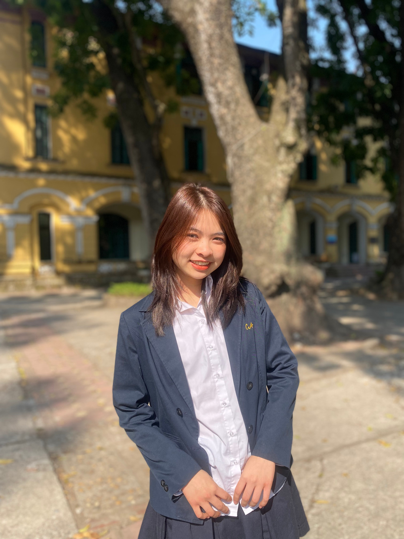 Đinh Minh Tâm đang là sinh viên năm 2, ngành Báo Truyền hình, Học viện Báo chí và Tuyên truyền.