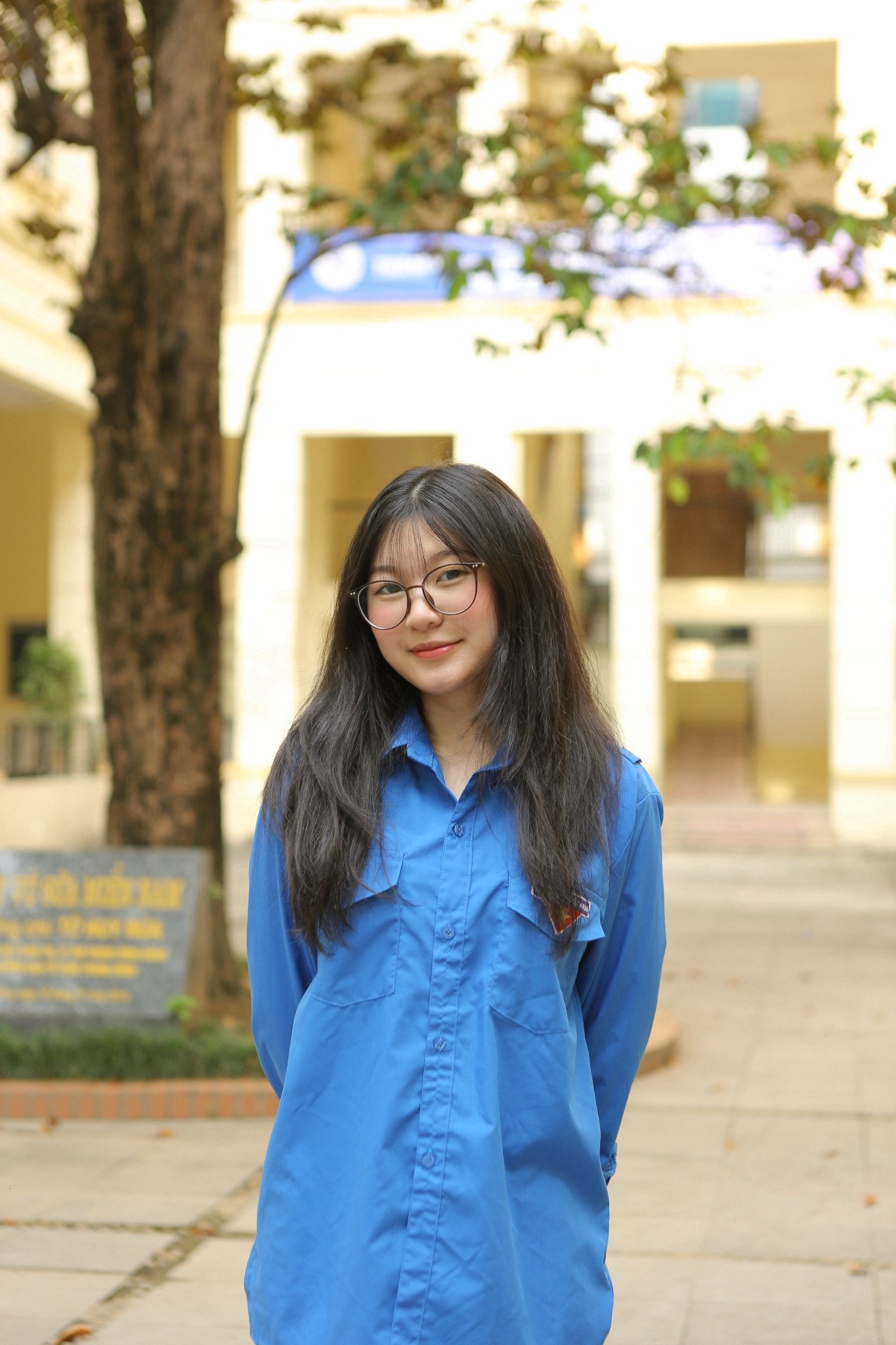 Nghiêm Thùy Linh đang là sinh viên năm 3, Học viện Báo chí và Tuyên truyền.