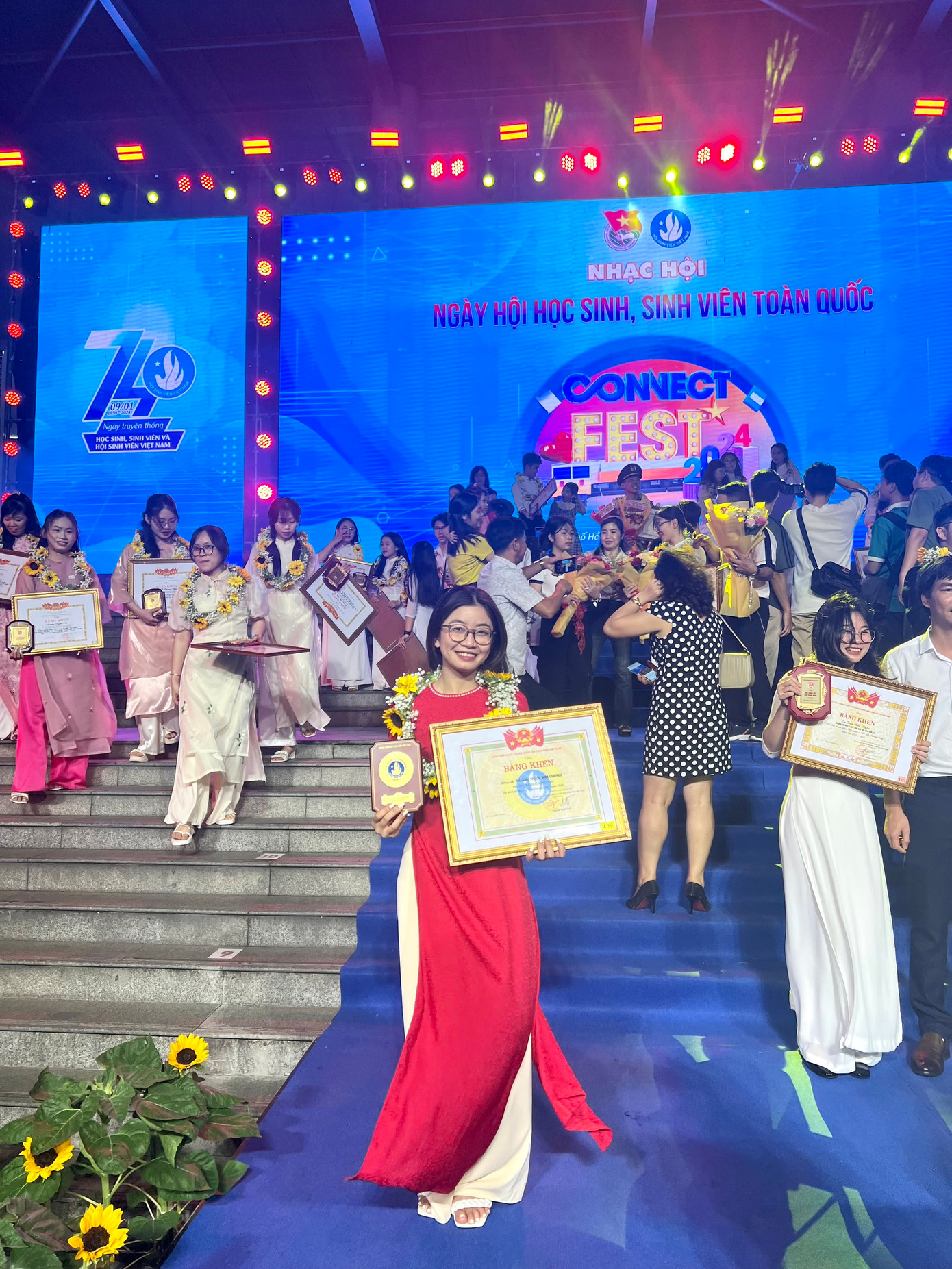 Được Trung ương Hội Sinh viên Việt Nam trao tặng giải thưởng Sao Tháng Giêng cấp Trung ương 2023.