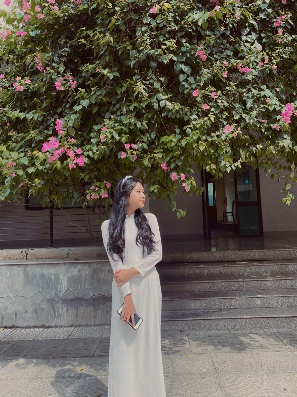 Minh Phương mong chờ và thích thú học văn từ khi còn nhỏ.