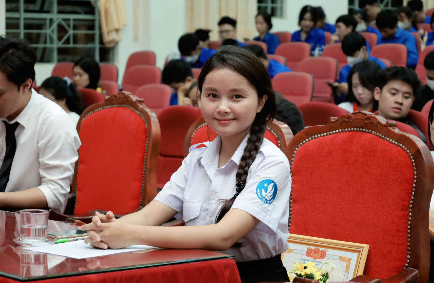 H’ Phương Hoa Êban - sinh viên ngành Sư phạm tiếng Anh, Khoa Ngoại ngữ, Trường Đại học Tây Nguyên.