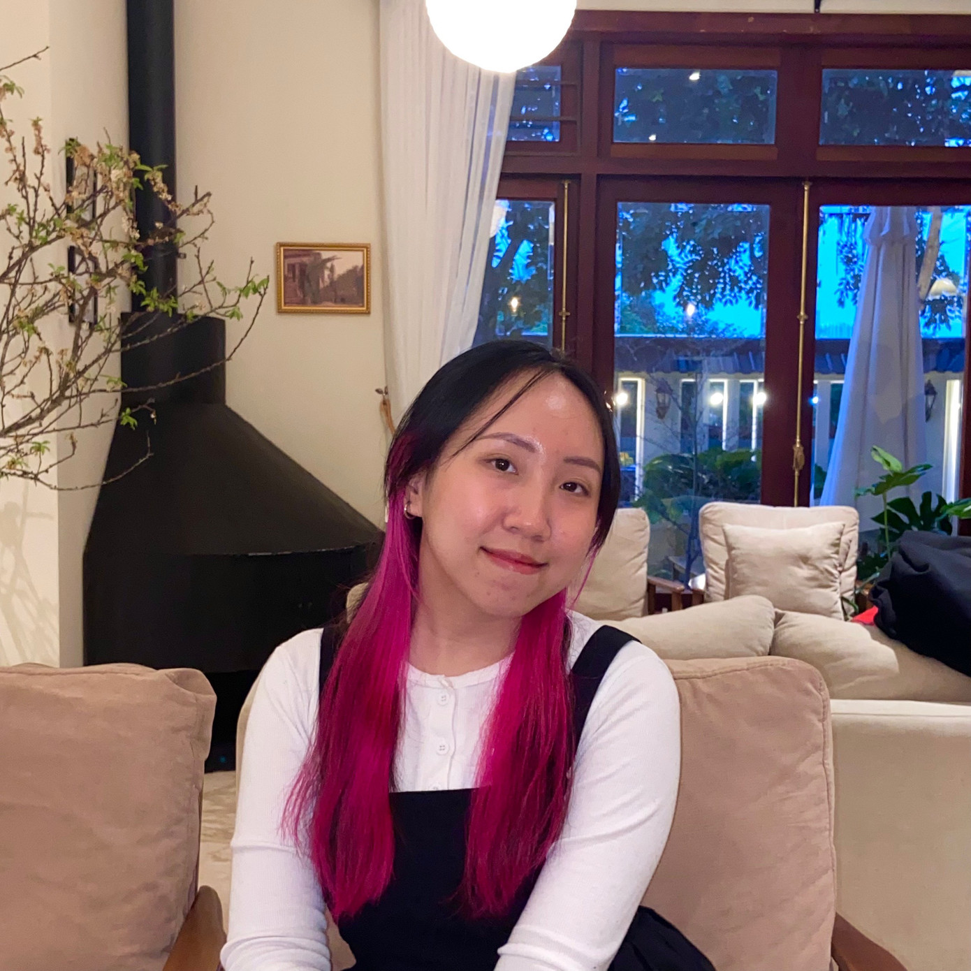 Hình ảnh mới nhất của Thanh Trúc trong dịp về Việt Nam đón Tết cùng gia đình.