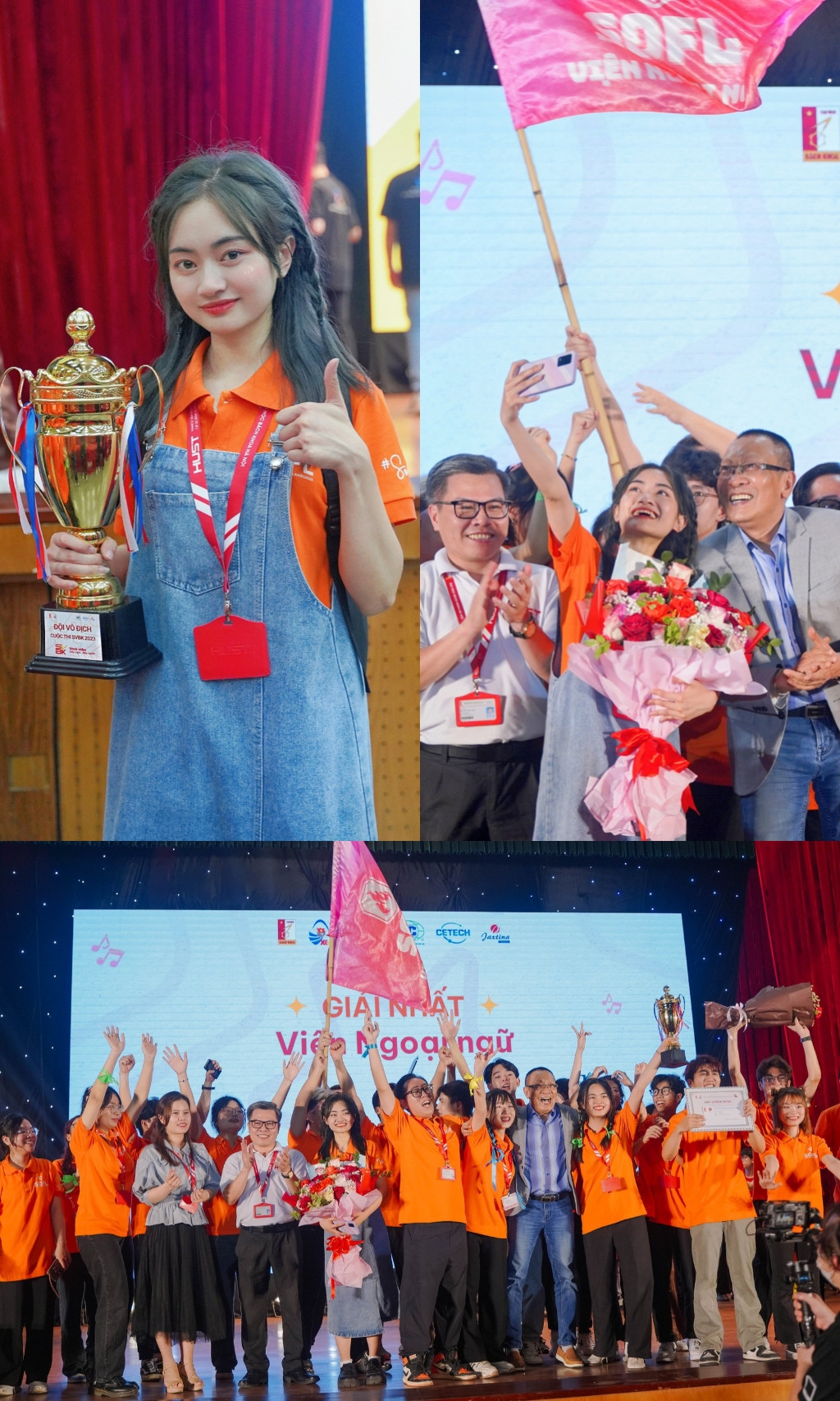 Nữ sinh Trần Thu Trang liên tục giành nhiều giải thưởng trong các cuộc thi. Nữ sinh Trần Thu Trang liên tục giành nhiều giải thưởng trong các cuộc thi.