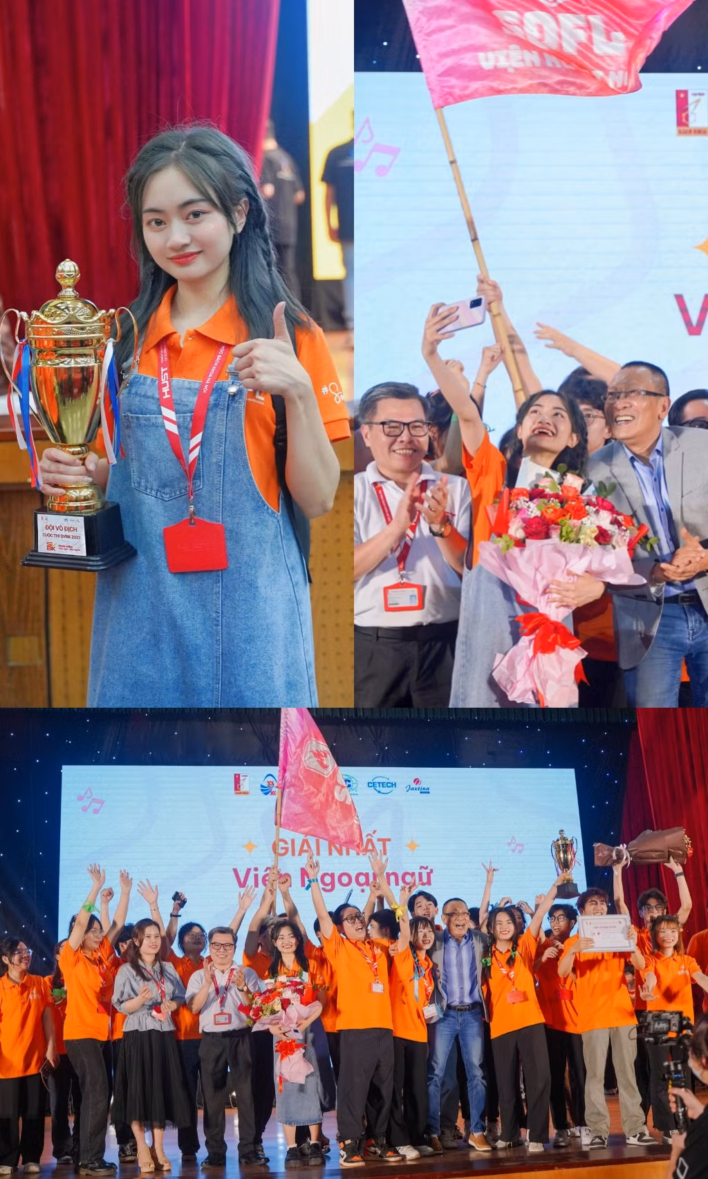 Nữ sinh Trần Thu Trang liên tục giành nhiều giải thưởng trong các cuộc thi.