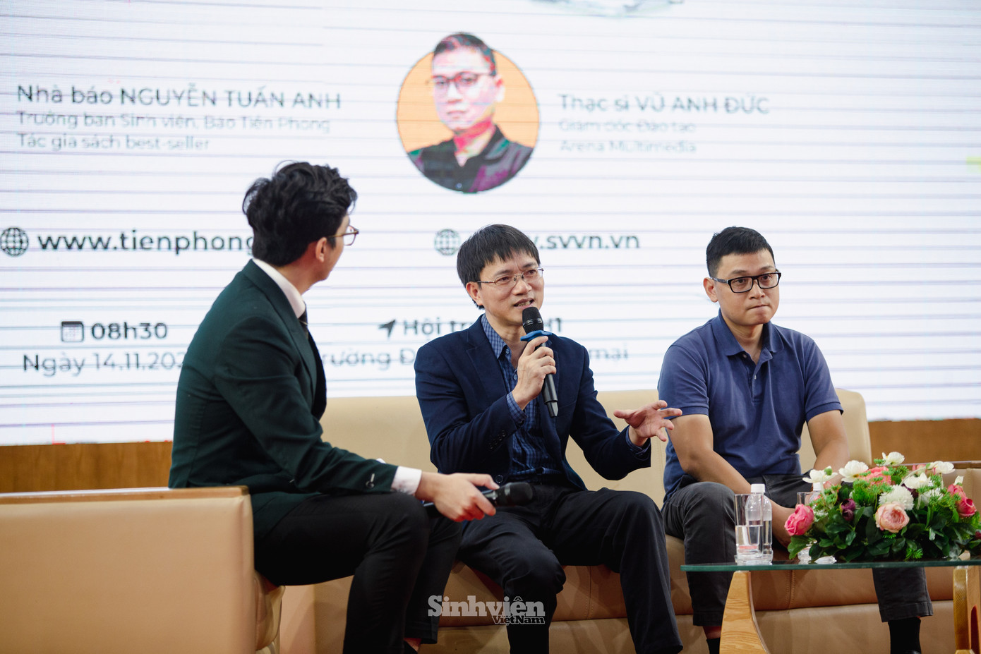 Nhà báo Nguyễn Tuấn Anh: "Việc đọc sách vô cùng quan trọng, quyết định đến việc hình thành tư duy của các em."