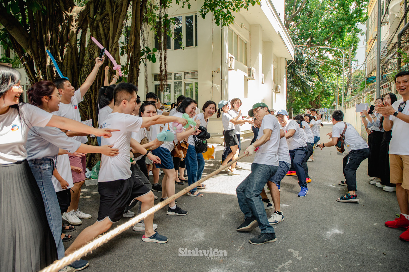 Tinh thần thể thao tại ngày hội DAV Family day.