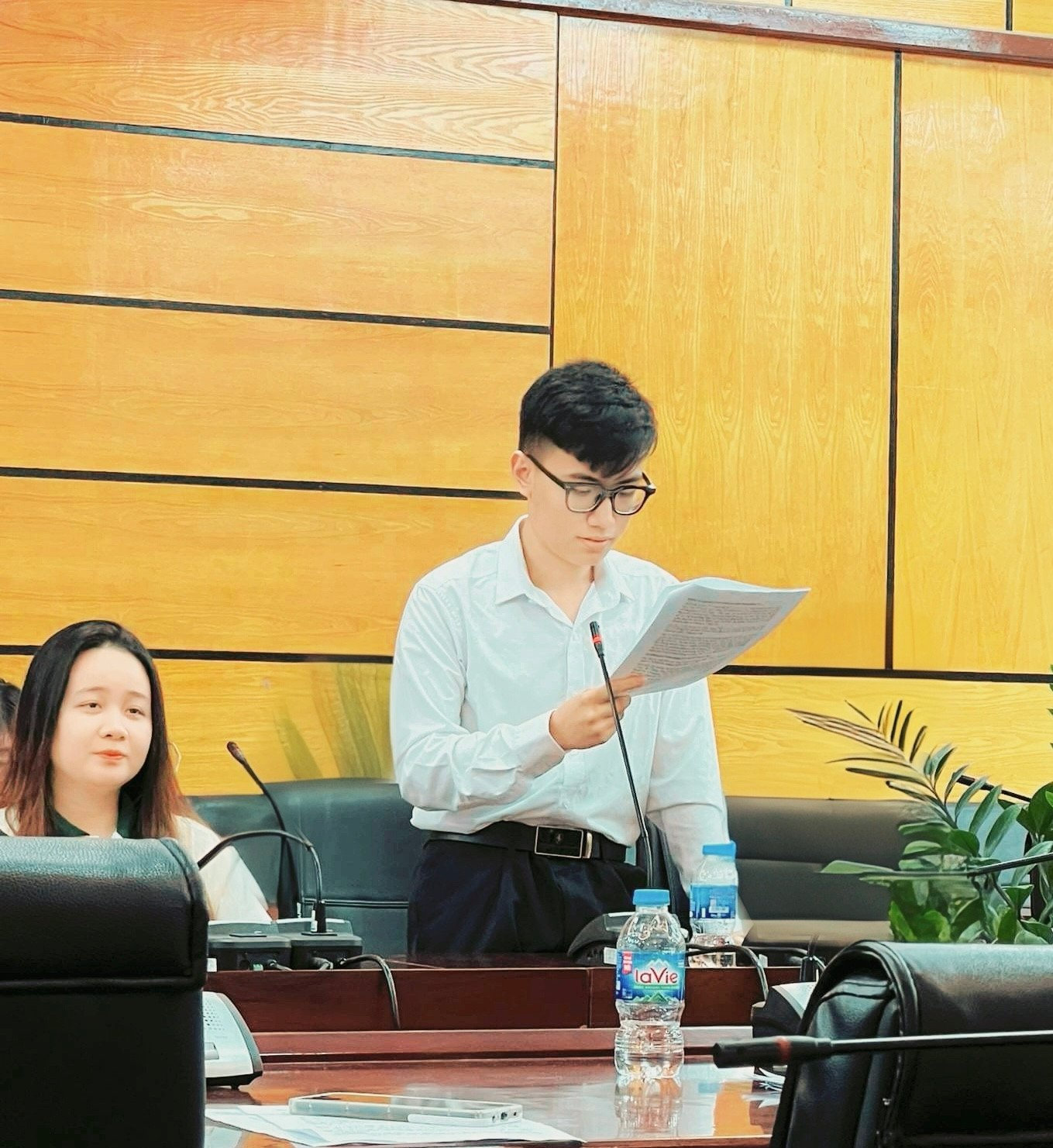 Điều nam sinh yêu thích ở ngành học mình đang theo đuổi chính là khả năng tư duy logic và khả năng giải quyết vấn đề.