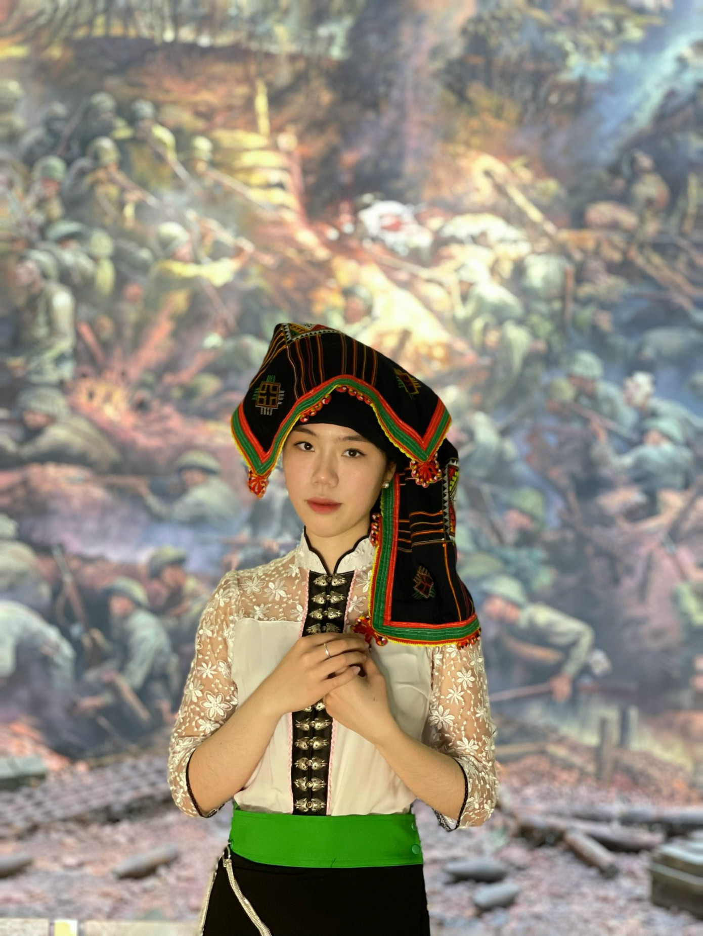 Nguyễn Thị Ngân là sinh viên ngành Điều dưỡng, trường Đại học Điều dưỡng Nam Định.