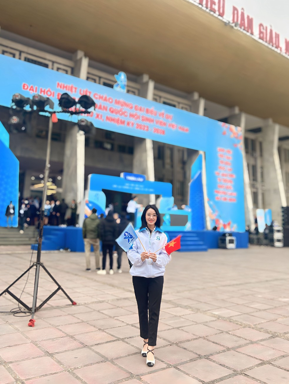 Nguyễn Thị Ngọc Diệp (20 tuổi) sinh viên năm thứ 3 chuyên ngành Quản lý chuỗi cung ứng, khoa Quản trị kinh doanh, Trường Đại học Assumption Thái Lan.