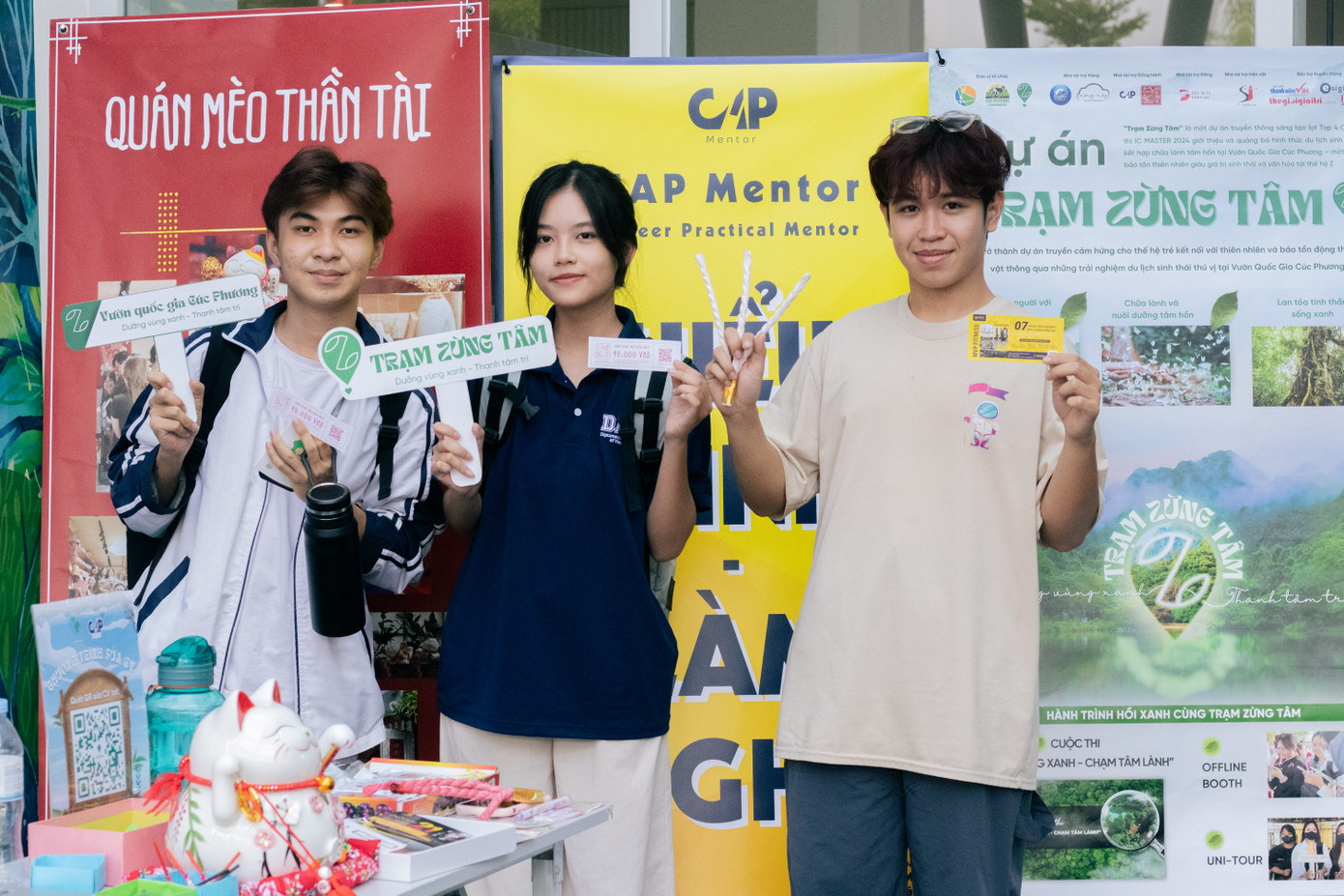 Tổ chức hoạt động trải nghiệm đa giác quan của dự án Trạm Zừng Tâm tại Học viện Ngoại giao.