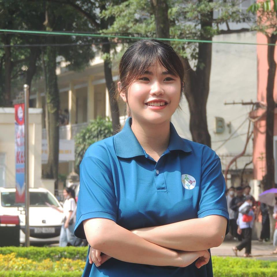 Dương Thanh Ngọc Anh, sinh viên khoá 61 chương trình Tiên tiến ngành Kỹ thuật tài nguyên nước của Trường Đại học Thủy lợi.