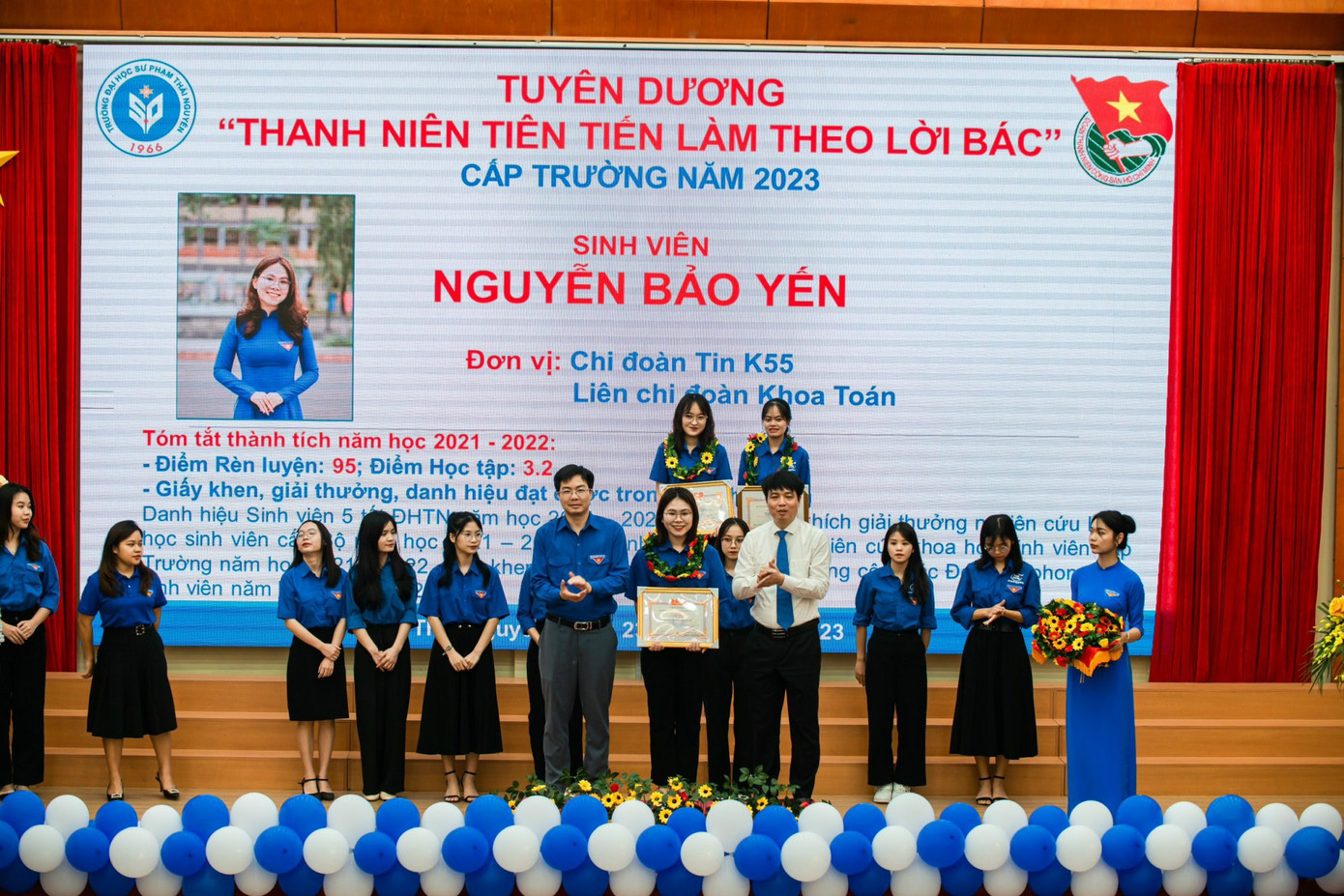 Đạt danh hiệu “Thanh niên Tiên tiến làm theo lời Bác” cấp Trường năm học 2022 - 2023.