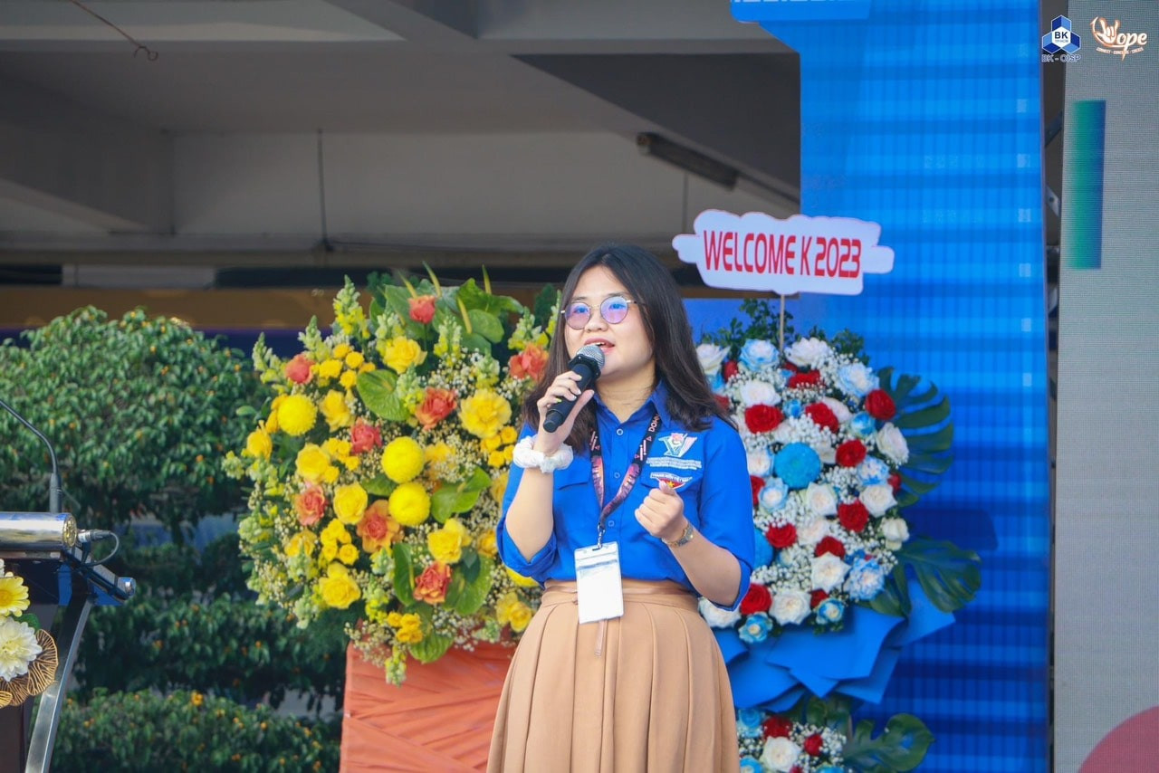 Nam Phương luôn là sinh viên năng nổ trong các hoạt động Đoàn và phong trào thanh niên.