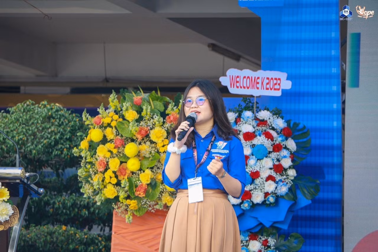 Nam Phương luôn là sinh viên năng nổ trong các hoạt động Đoàn và phong trào thanh niên.