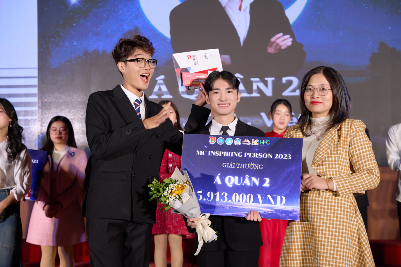 Xuân Việt là Á quân cuộc thi MC Inspiring Person 2023.