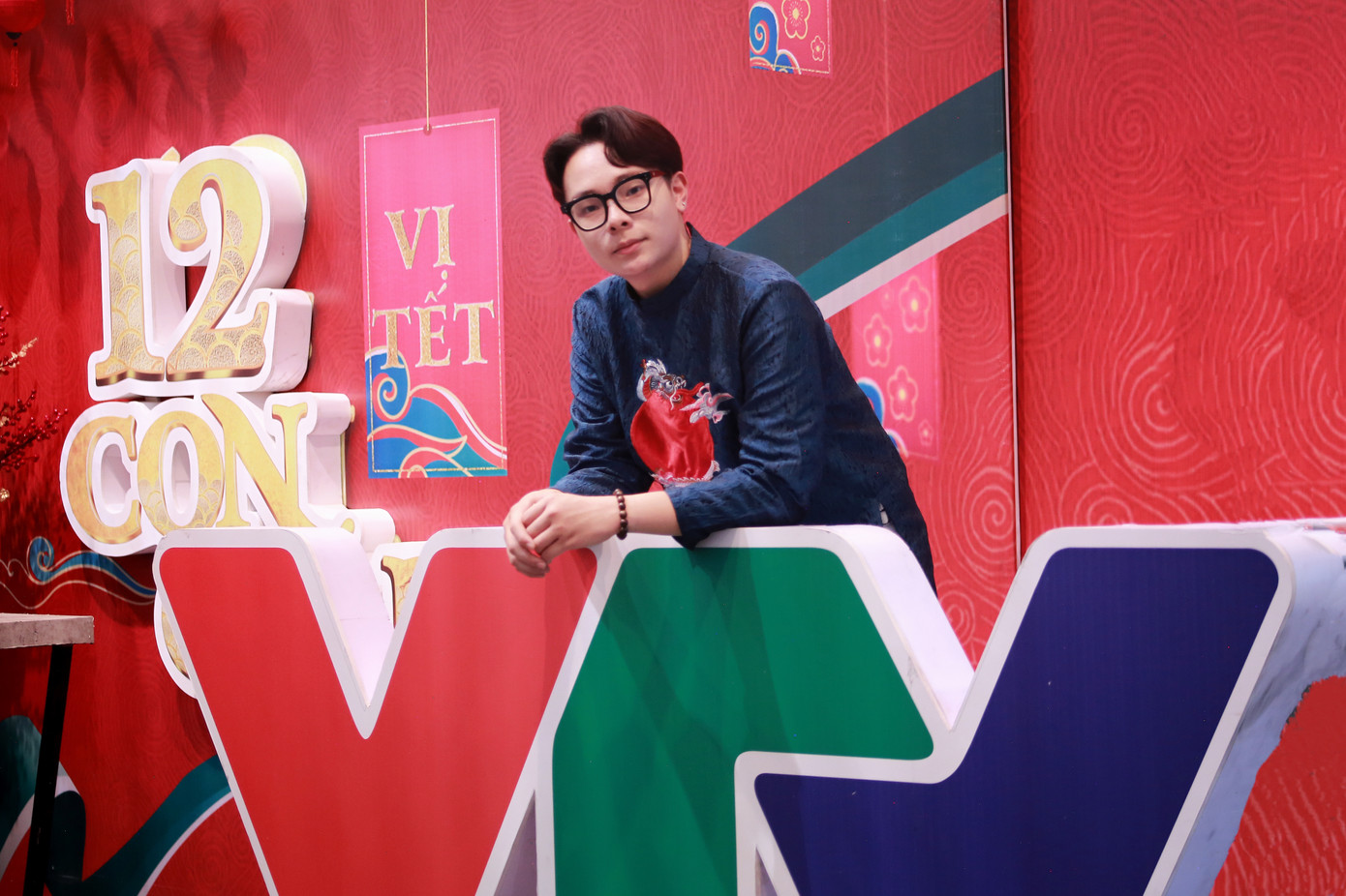 Phương Nam tham gia chương trình "12 Con giáp" tại Đài Truyền hình Việt Nam VTV.