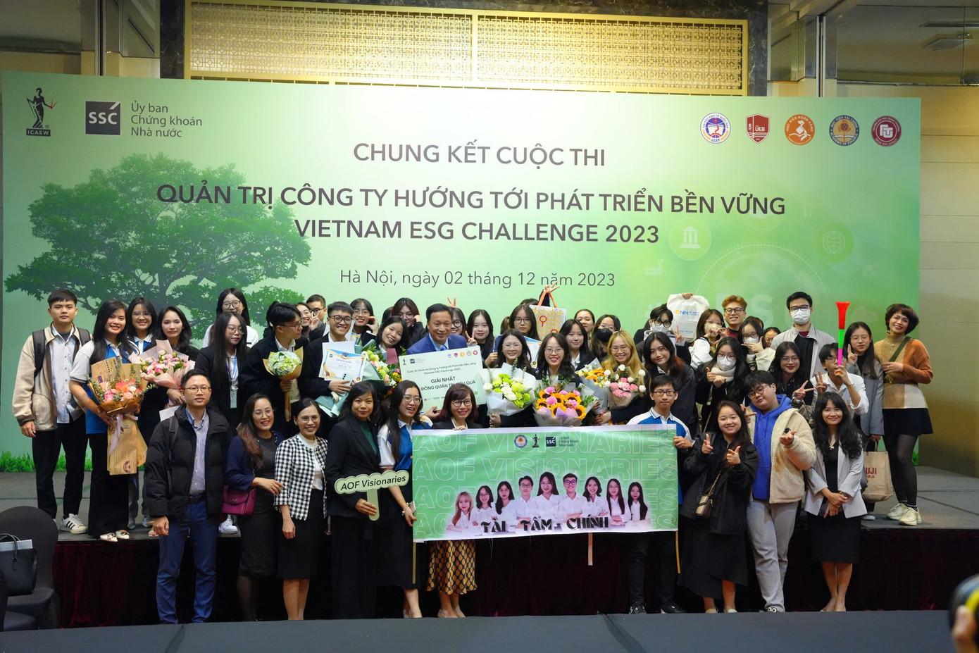 Tuấn Dũng là Quán quân cuộc thi "Vietnam ESG Challenge 2023".
