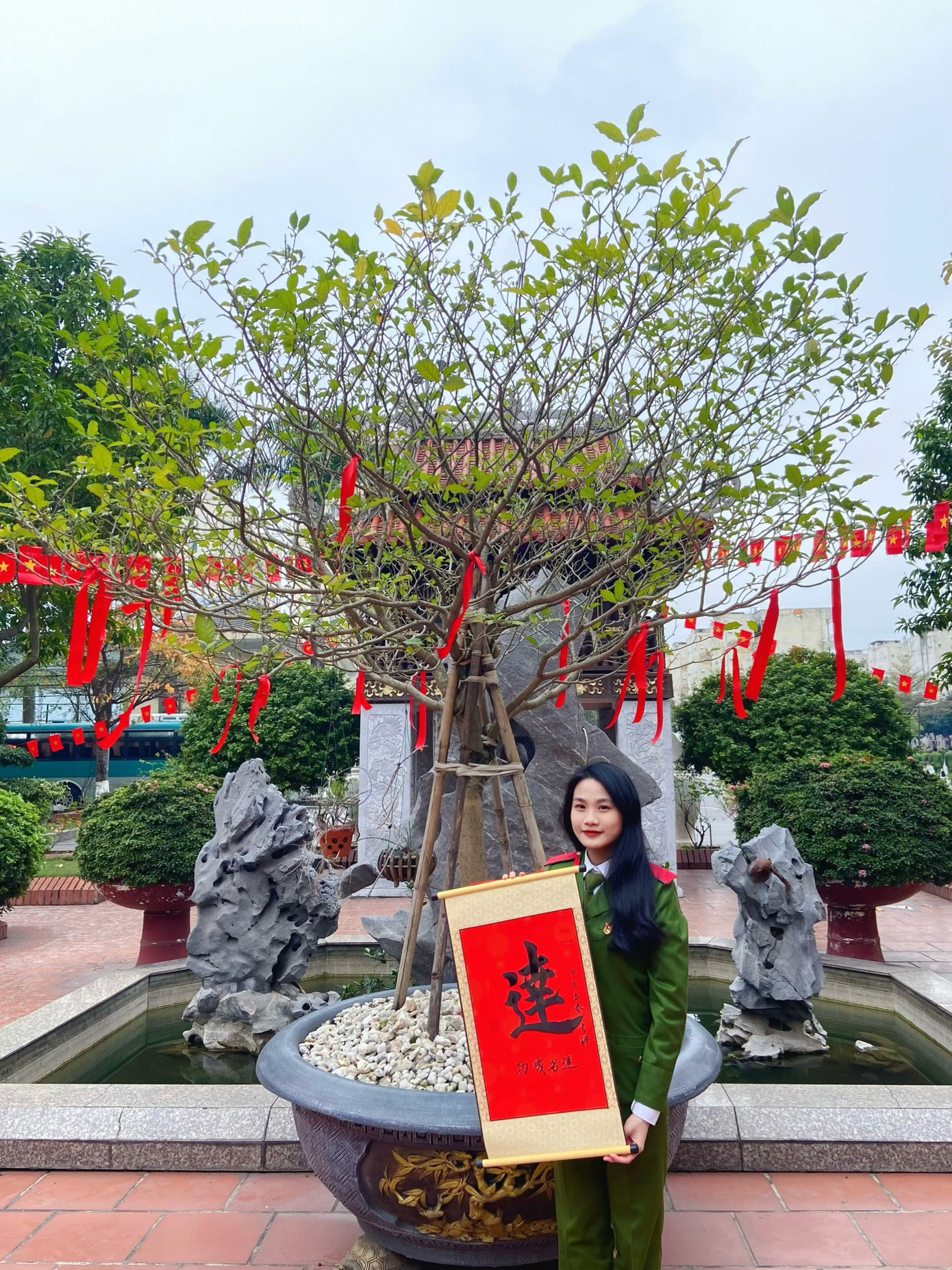 Mong ước của Việt Hà là được học tập và rèn luyện tại Học viện CSND.