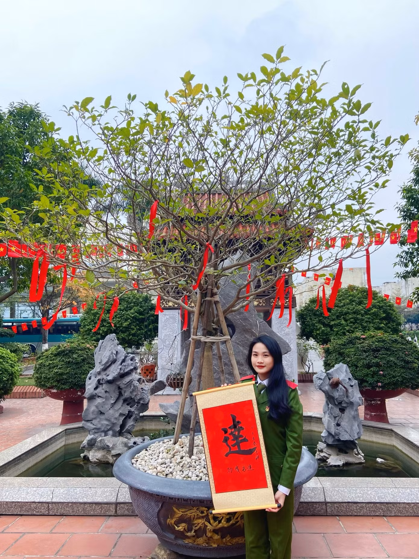 Mong ước của Việt Hà là được học tập và rèn luyện tại Học viện CSND.