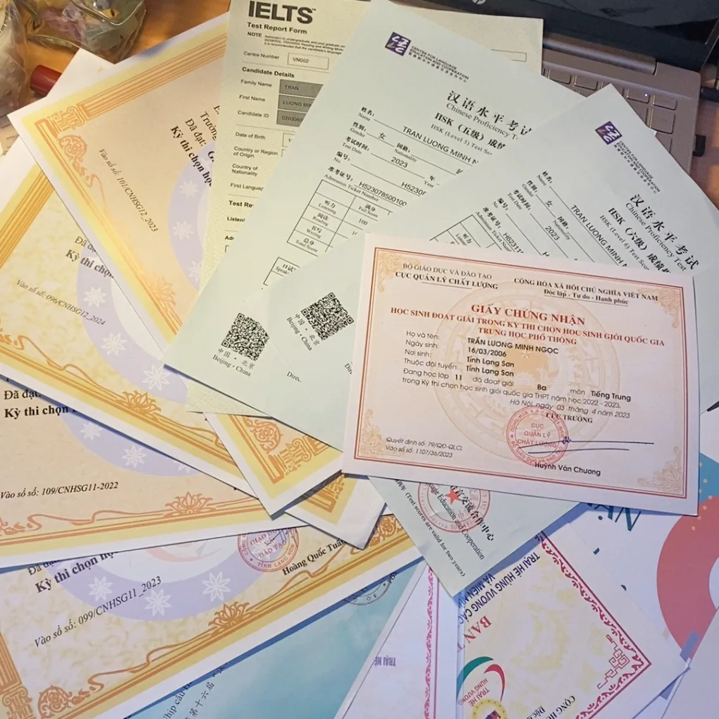 Thành tích của Minh Ngọc chính là kết quả của sự nỗ lực hết mình và thái độ kỷ luật để hoàn thành mục tiêu.