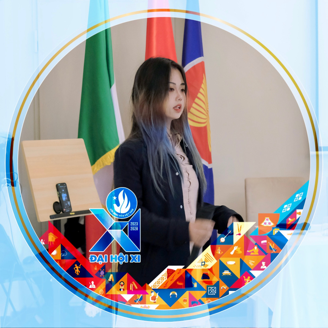 Với tinh thần cầu tiến, Hiền Thảo tích cực học tập, tham gia các hoạt động kết nối trong quá trình du học.