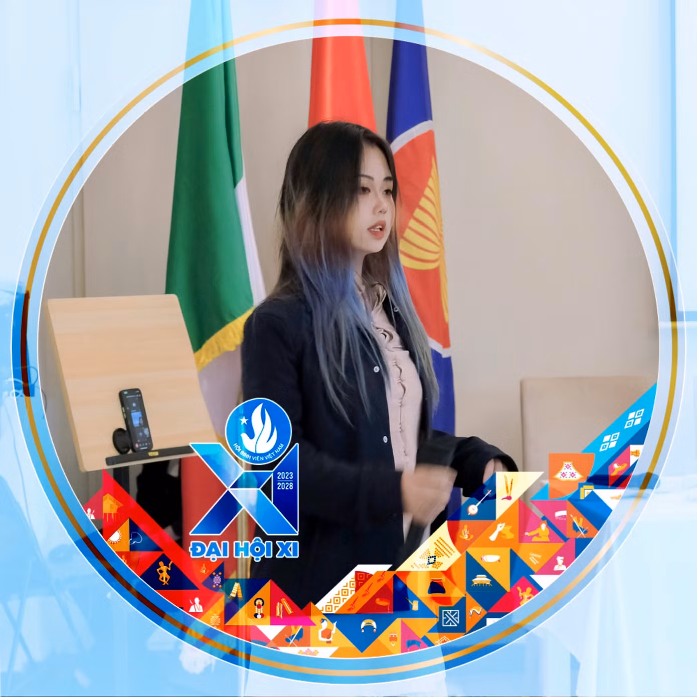 Với tinh thần cầu tiến, Hiền Thảo tích cực học tập, tham gia các hoạt động kết nối trong quá trình du học.