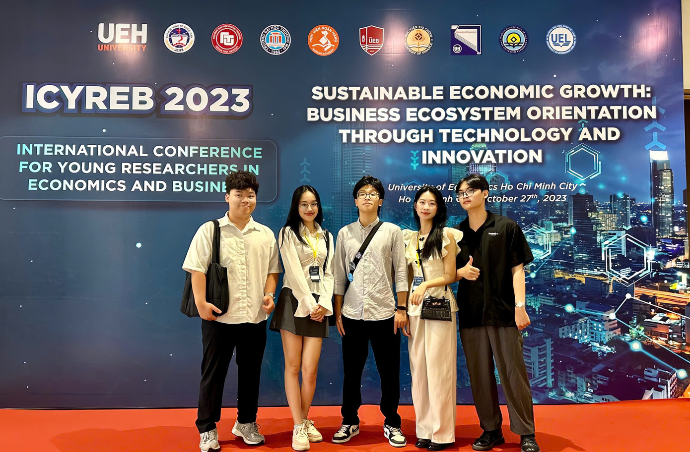 Thiên Hương tham gia Hội thảo khoa học quốc tế thường niên dành cho các nhà khoa học trẻ thuộc khối Kinh tế & Kinh doanh năm 2023 (ICYREB 2023).