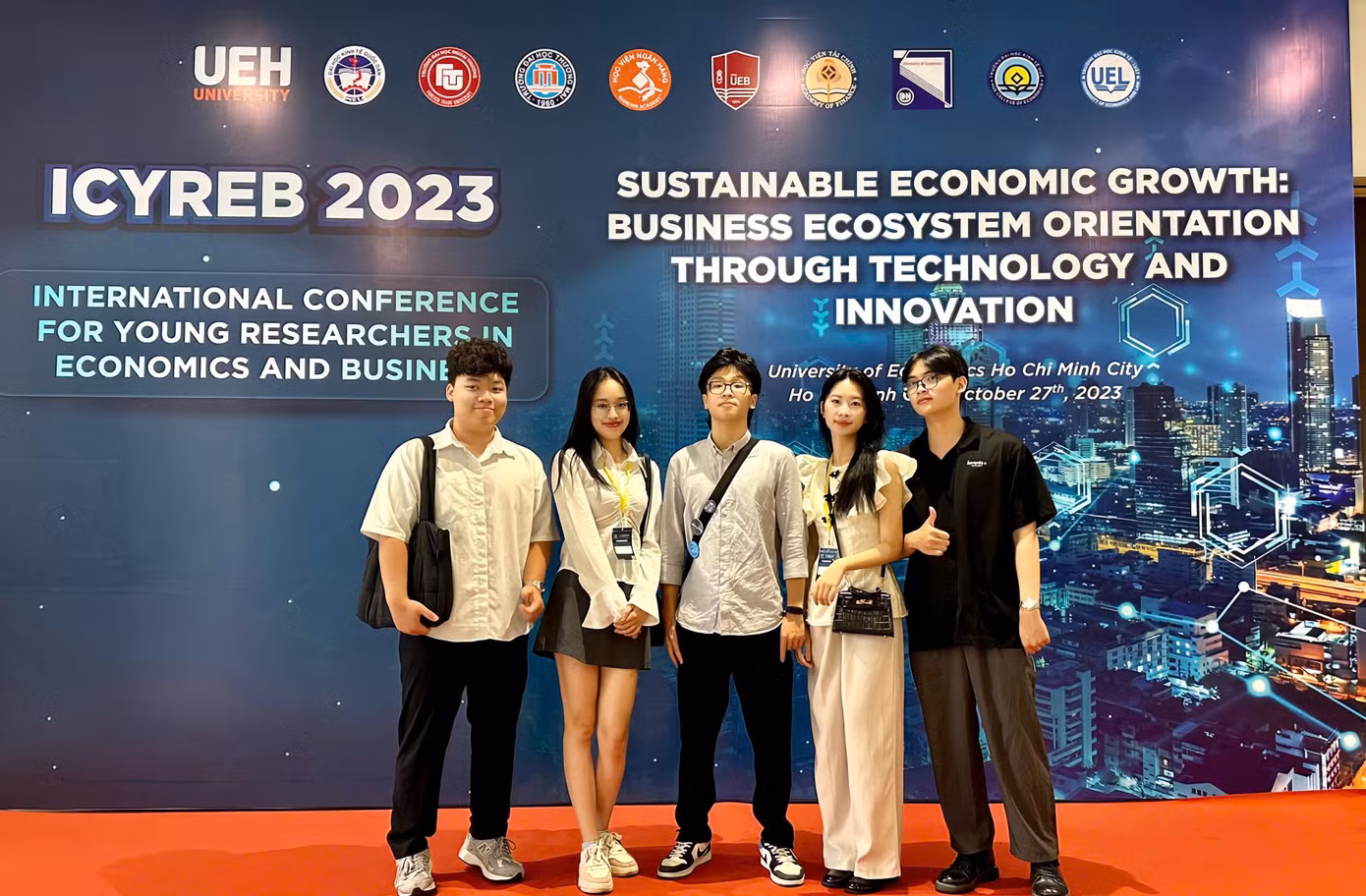 Thiên Hương tham gia Hội thảo khoa học quốc tế thường niên dành cho các nhà khoa học trẻ thuộc khối Kinh tế &amp; Kinh doanh năm 2023 (ICYREB 2023).