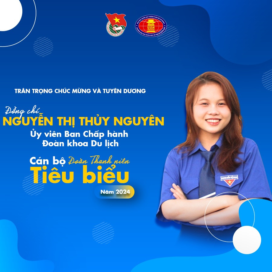 Cán bộ Đoàn thanh niên tiêu biểu năm 2024.