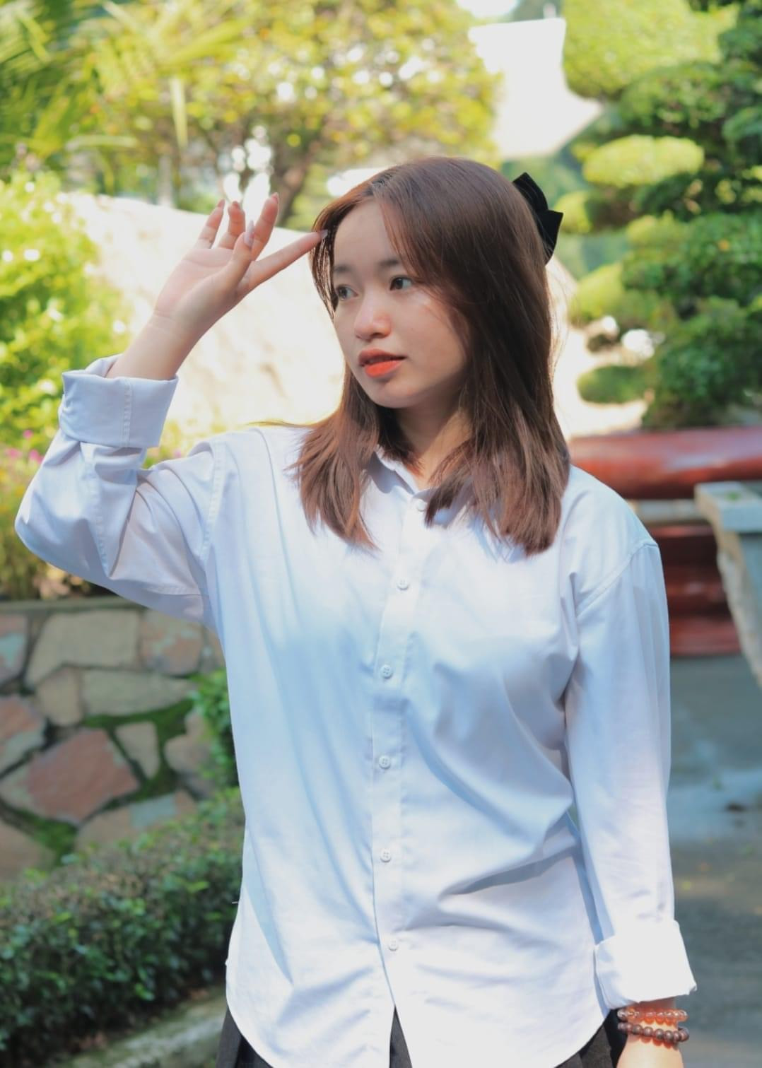 Trần Ngọc Anh Thư là sinh viên năm hai ngành Truyền thông Đa phương tiện. Trần Ngọc Anh Thư là sinh viên năm hai ngành Truyền thông Đa phương tiện.