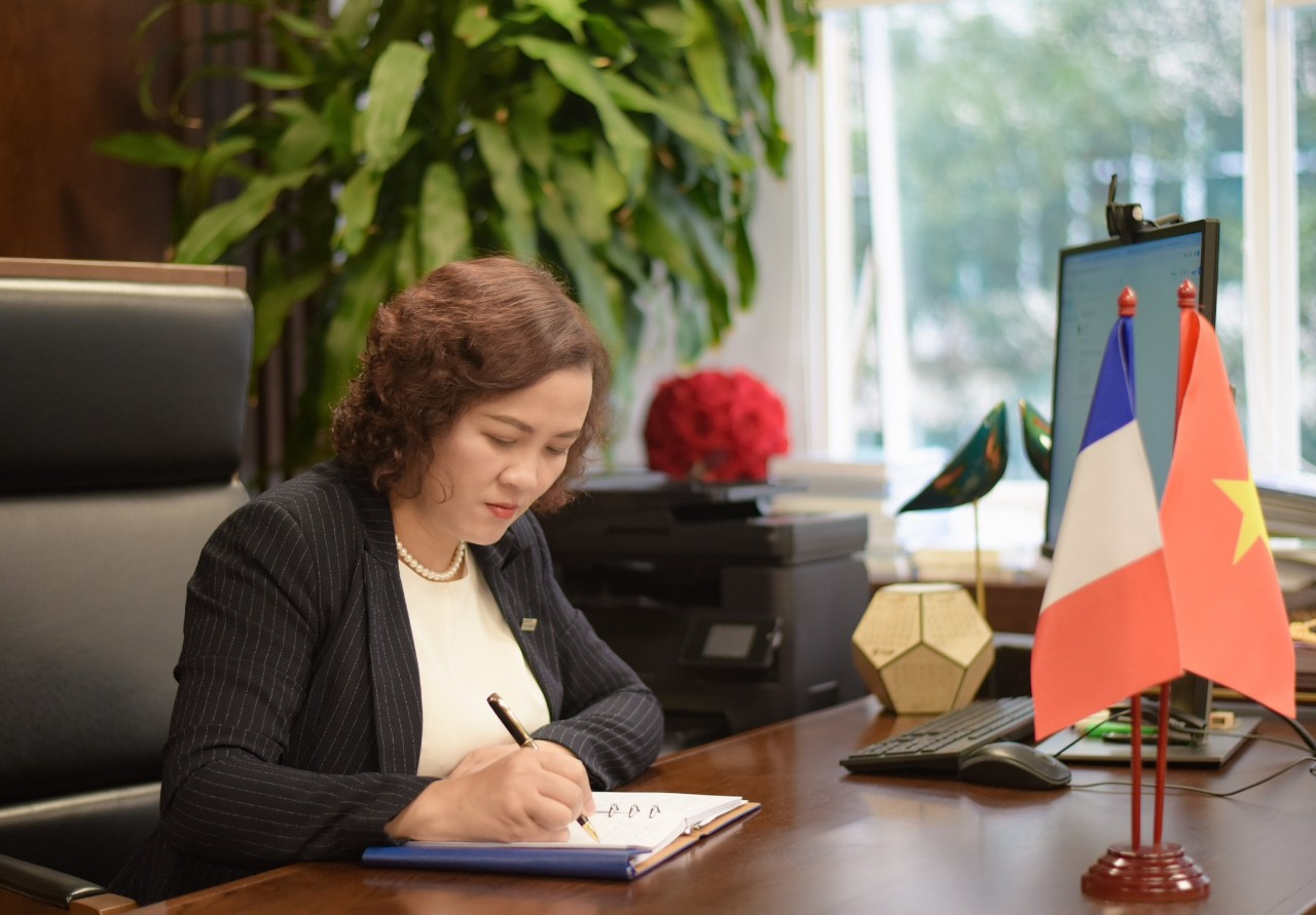 GS.TS Đinh Thị Mai Thanh – Hiệu trưởng Trường Đại học Khoa học Công nghệ Hà Nội.