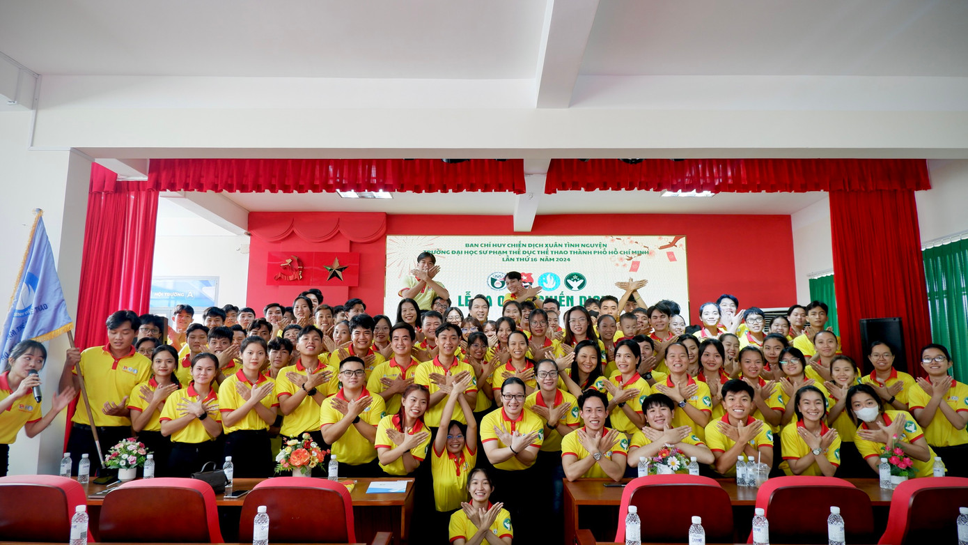 Các “chiến sĩ” Xuân Tình nguyện đoàn kết và nhiệt huyết với các hoạt động tình nguyện.