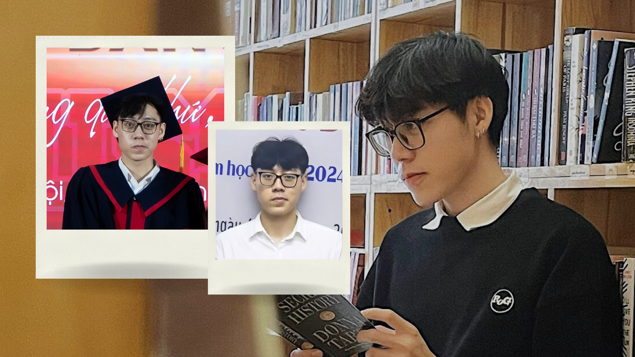 Mạnh Cường, thủ khoa kép ngành Văn học khoá 2020-2024 của VNU-USSH. Mạnh Cường, thủ khoa kép ngành Văn học khoá 2020-2024 của VNU-USSH.