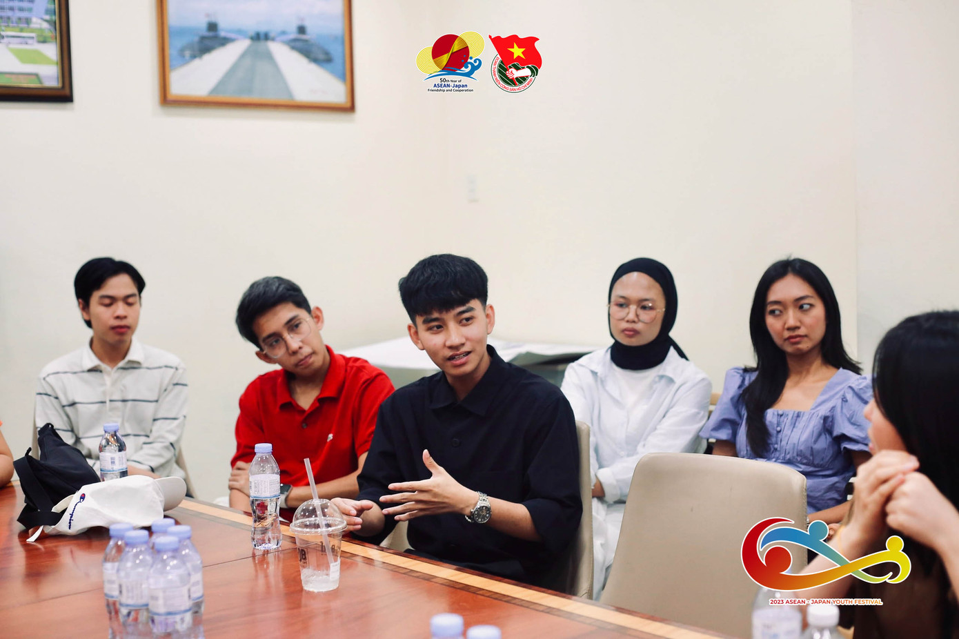 Trường Huy phát biểu tại Phiên thảo luận của ASEAN - Japan Youth Festival 2023. Trường Huy phát biểu tại Phiên thảo luận của ASEAN - Japan Youth Festival 2023.