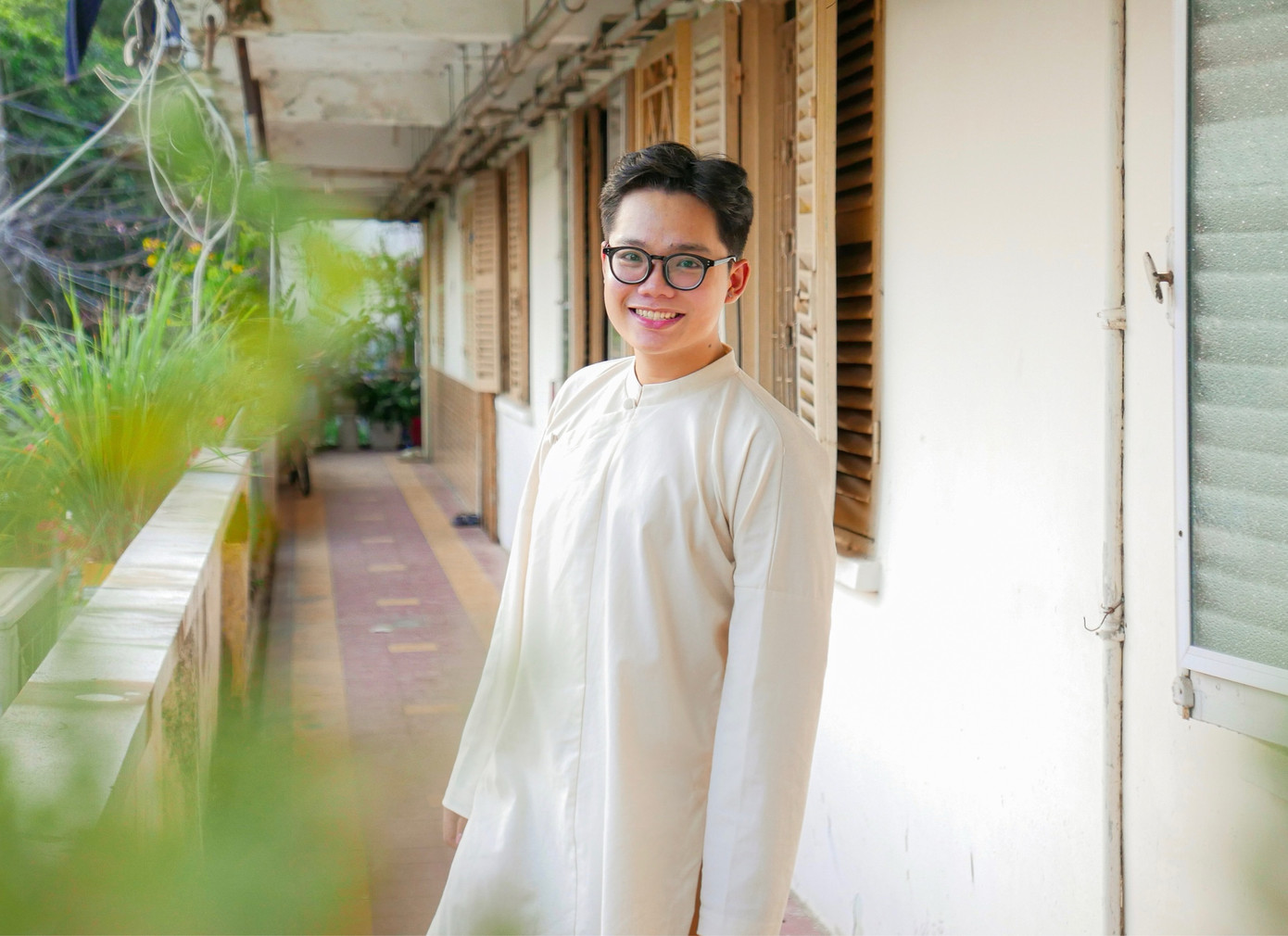 Nguyễn Phúc Thắng - chàng trai đến từ Bình Dương, hiện đang là sinh viên năm 2, Học viện Ngoại giao.