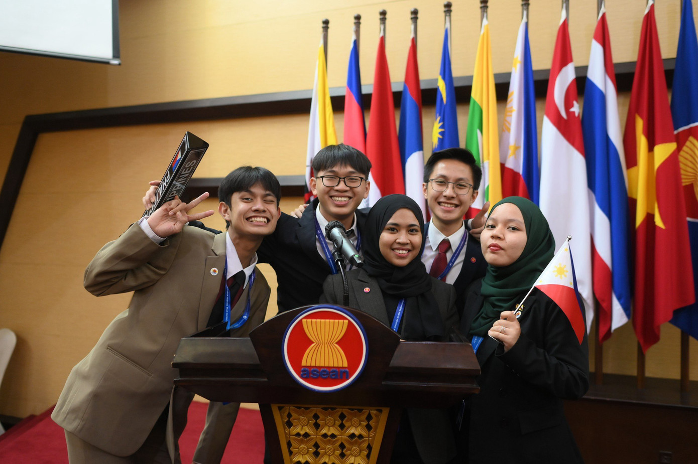 Hoàng Khang là Đại biểu của chương trình AFMAM 2023 tại Jakarta (Indonesia).