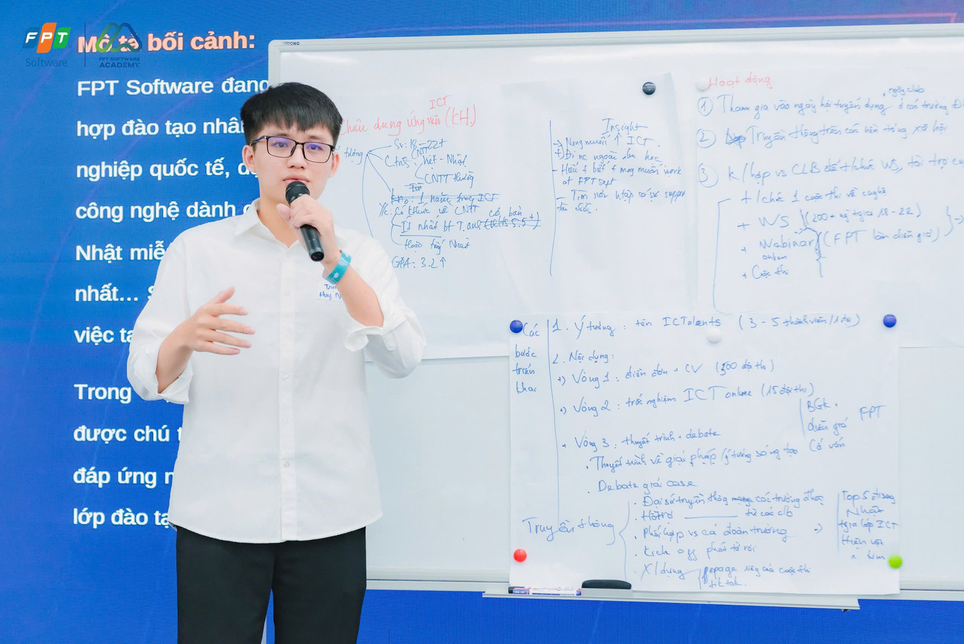 Trịnh Huy Nhanh đang là sinh viên năm 3 chuyên ngành Quản trị doanh nghiệp Học viện Tài chính.