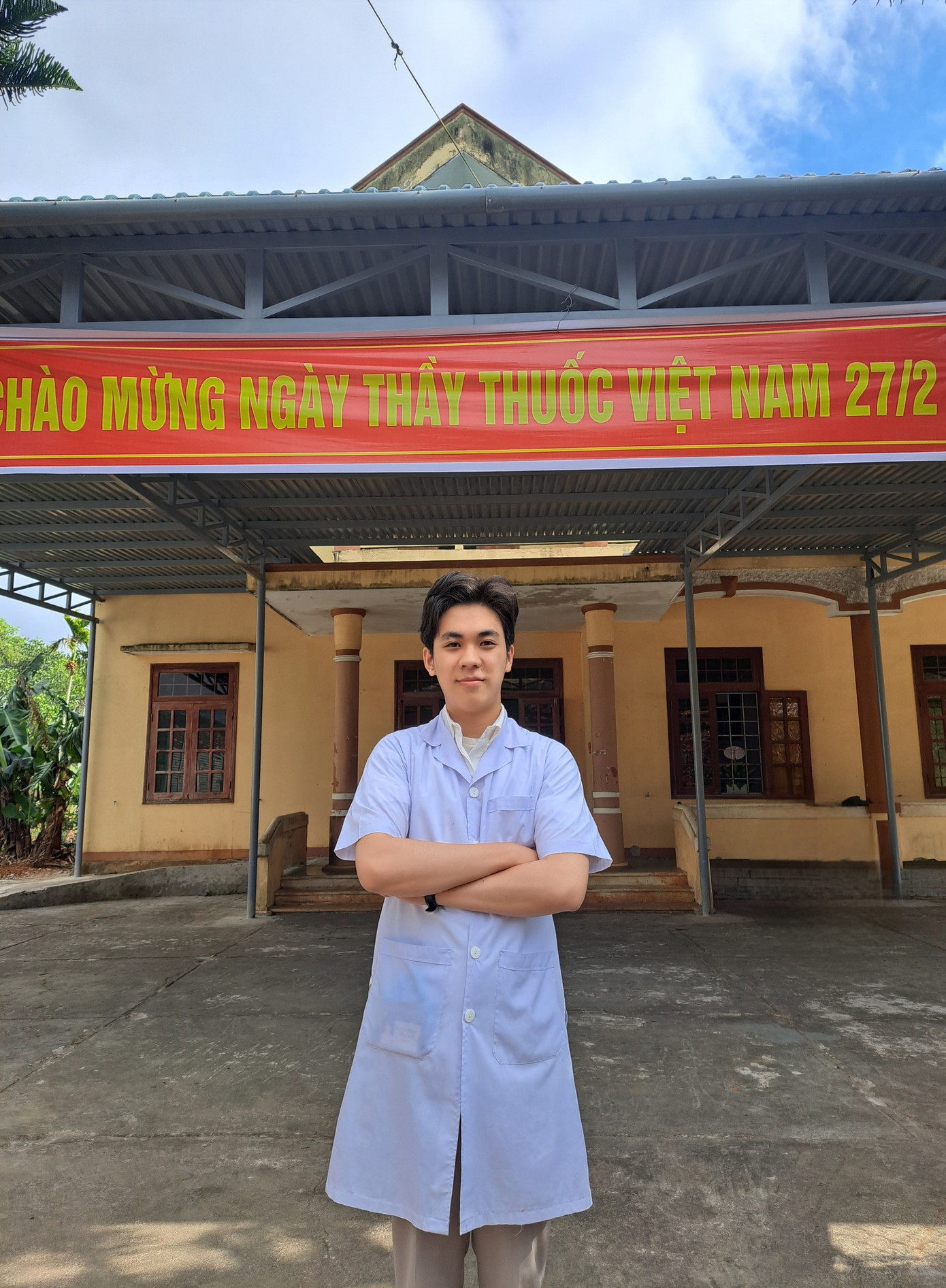 Nguyễn Nhật Quân - sinh viên năm thứ hai, ngành Y khoa, trường Đại học Y khoa Vinh.